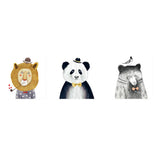 Maxbell 3 Panels Cute Canvas Paintings Wall Decor for Living Room Nursery Room A