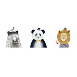 Maxbell 3 Panels Cute Canvas Paintings Wall Decor for Living Room Nursery Room A