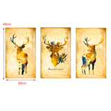 Maxbell 3 Panels Cute Canvas Paintings Wall Decor for Living Room Nursery Room F