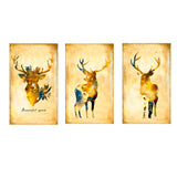Maxbell 3 Panels Cute Canvas Paintings Wall Decor for Living Room Nursery Room F