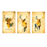 Maxbell 3 Panels Cute Canvas Paintings Wall Decor for Living Room Nursery Room F