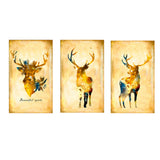 Maxbell 3 Panels Cute Canvas Paintings Wall Decor for Living Room Nursery Room F