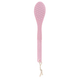 Maxbell Long Handle SPA Bath Exfoliation Brush Body Shower Scrubber Massager Pink