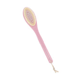 Maxbell Long Handle SPA Bath Exfoliation Brush Body Shower Scrubber Massager Pink