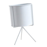 Maxbell Iron Plant Stand Flower Pot Rack Indoor Outdoor Garden Decor 9cm Dia White