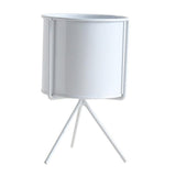 Maxbell Iron Plant Stand Flower Pot Rack Indoor Outdoor Garden Decor 9cm Dia White