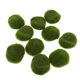 10Pcs Simulation Moss Balls Stone Garden Plant Vase Filler F