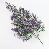 Maxbell 78cm Artificial Flower Plants leaf Vine Hanging Home Garden Decor Purple