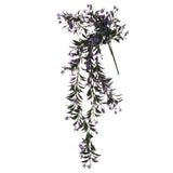 Maxbell 78cm Artificial Flower Plants leaf Vine Hanging Home Garden Decor Purple