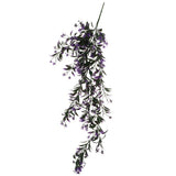 Maxbell 78cm Artificial Flower Plants leaf Vine Hanging Home Garden Decor Purple