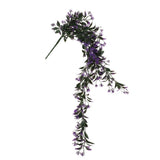 Maxbell 78cm Artificial Flower Plants leaf Vine Hanging Home Garden Decor Purple