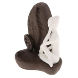 Max Maxb Ceramic Backflow Yoga Girl Incense Burner Home Yoga Room Study Decoration E
