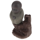 Max Ceramic Porcelain Buddha Backflow Incense Burner Ceramic Cones Holder Green