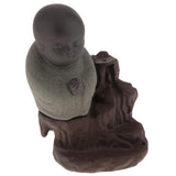Max Ceramic Porcelain Buddha Backflow Incense Burner Ceramic Cones Holder Green