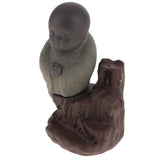 Max Ceramic Porcelain Buddha Backflow Incense Burner Ceramic Cones Holder Green