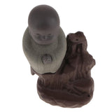 Max Ceramic Porcelain Buddha Backflow Incense Burner Ceramic Cones Holder Green