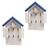 Max Elegant House-Shaped Design Key Rack Holder Perfect for Home Decor A
