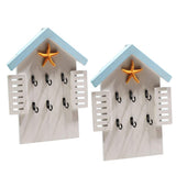Max Elegant House-Shaped Design Key Rack Holder Perfect for Home Decor B