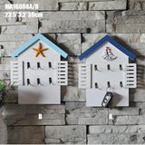 Max Elegant House-Shaped Design Key Rack Holder Perfect for Home Decor B