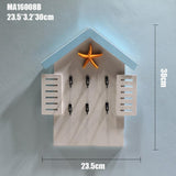 Max Elegant House-Shaped Design Key Rack Holder Perfect for Home Decor B