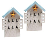 Max Elegant House-Shaped Design Key Rack Holder Perfect for Home Decor B