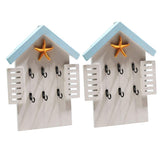 Max Elegant House-Shaped Design Key Rack Holder Perfect for Home Decor B