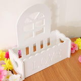 Maxbell  Love Decor Wall Hanging Flower Basket Floating Shelves Storage Organizer Home Cafe Shop Pub Bar