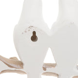 Max Maxb Wall Mounted Resin Coat Robe Hook Birds On tree Branch Hanger Rack 3 Birds