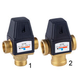 Maxbell 3 Way Thermostatic Mixing Valve Solar Water Heater Mix Valve DN20 Male