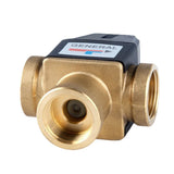 Maxbell 3 Way Thermostatic Mixing Valve Solar Water Heater Mix Valve DN20 Female
