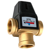 Maxbell 3 Way Thermostatic Mixing Valve Solar Water Heater Mix Valve DN20 Female