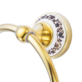 Max Maxb Stainless Steel Wall Mount Towel Ring Holder Hanger Bathroom Hardware Gold