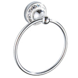 Max Maxb Stainless Steel Wall Mount Towel Ring Holder Hanger Bathroom Hardware Silver