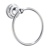 Max Maxb Stainless Steel Wall Mount Towel Ring Holder Hanger Bathroom Hardware Silver
