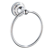 Max Maxb Stainless Steel Wall Mount Towel Ring Holder Hanger Bathroom Hardware Silver