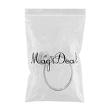 Max Maxb Stainless Steel Wall Mount Towel Ring Holder Hanger Bathroom Hardware Silver