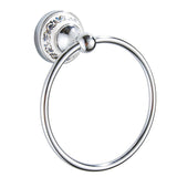 Max Maxb Stainless Steel Wall Mount Towel Ring Holder Hanger Bathroom Hardware Silver