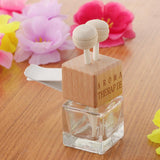 Car Air Freshener Clear Glass Bottle for Essential Oils Perfume Bottle Crystal Car Ornament Gift