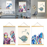 Maxbell  Canvas Picture Animal Oil Painting Wall Hanging Art for Home Office Decor 1