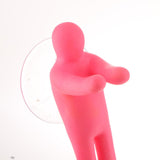 Max Colorful Toothbrush Holder Hanger Suction Cup Hooks Bathroom Kitchen Pink