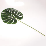 5PCS Artificial Leaf Faux Monstera Foliage Leaves Home Decor Dark Green L