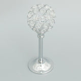 Mosaic Crystal Candle Holder Tea Light Stand Candelabra Candlestick Silver - M