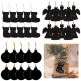 Max 10pcs Mini Hanging Chalk Board Blackboard Memo Message Sign Socks