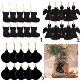 Max 10pcs Mini Hanging Chalk Board Blackboard Memo Message Sign Socks