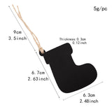 Max 10pcs Mini Hanging Chalk Board Blackboard Memo Message Sign Socks