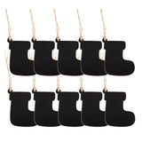 Max 10pcs Mini Hanging Chalk Board Blackboard Memo Message Sign Socks