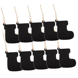 Max 10pcs Mini Hanging Chalk Board Blackboard Memo Message Sign Socks
