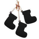Max 10pcs Mini Hanging Chalk Board Blackboard Memo Message Sign Socks