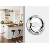 Max Stainless Steel Invisible Concealed Cabinet Drawer Door Handle Pulls Black