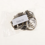 Max 12 Pieces Metal Curtains Drapery Rings with Clips Bronze 32mm